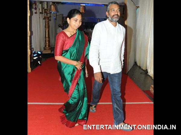 SS Rajamouli, Wife Rama At Raja Ravindra's Daughter Wedding Reception