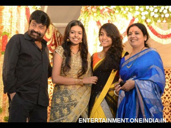 Rajasekhar's Family At Raja Ravindra's Daughter Wedding Reception