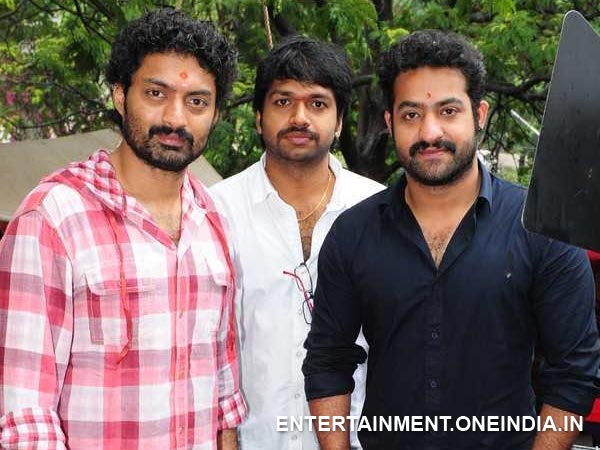 NTR Poses With Kalyan Ram, Anil Ravipudi At Pataas Launch
