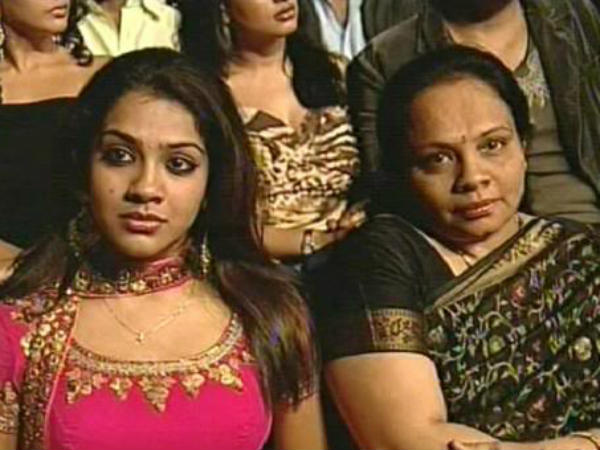 Sandhya With Her Mom Maya