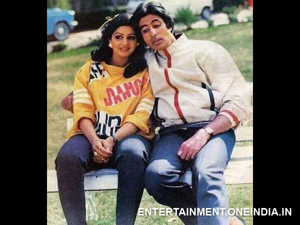 Sridevi and Amitabh Bachchan