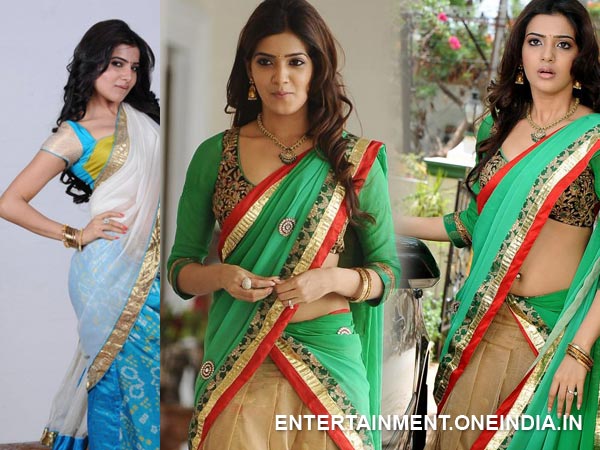 Samantha In Half Saree