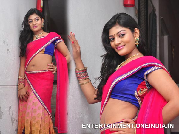 Soumya In Half Saree