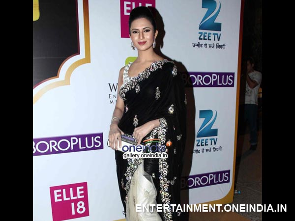 Divyanka Tripati At Zee Gold Awards 2014