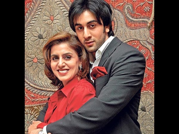 Ranbir With His Sweet Mom
