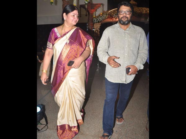 Saikumar With Wife At Sivaji Raja's Daughter's Wedding
