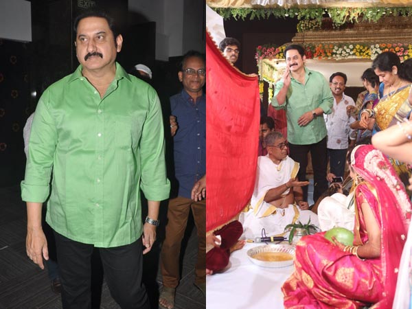 Suman At Sivaji Raja's Daughter's Wedding
