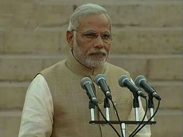 Narendra Modi Swearing In At Rashtrapati Bhawan