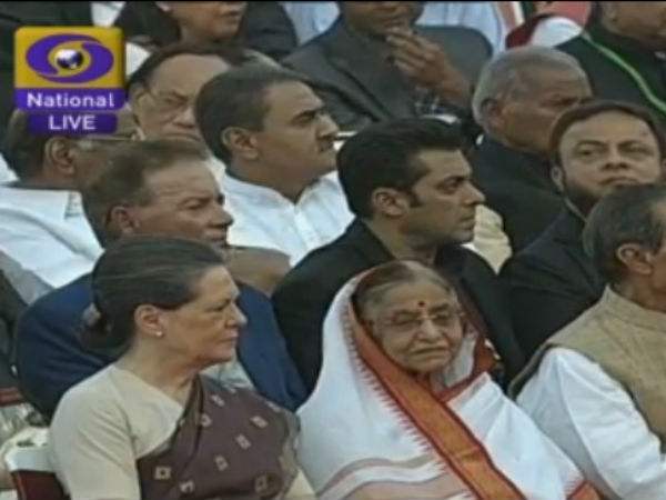 Salim, Salman Khan At Narendra Modi's Swearing In Ceremony