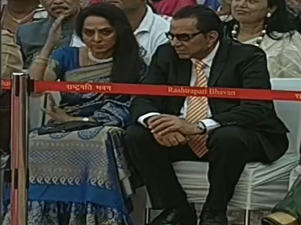 Hema Malini, Dharmendra At Narendra Modi's Swearing In Ceremony