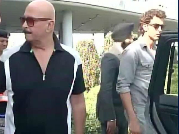 Rakesh, Hrithik Roshan At Narendra Modi's Swearing In Ceremony