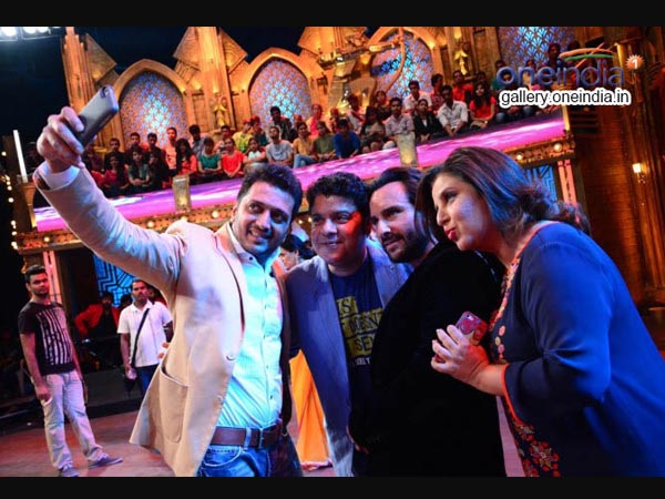 Riteish, Sajid, Saif And Farah Selfies On Entertainment Ke Liye Kuch Bhi Karega