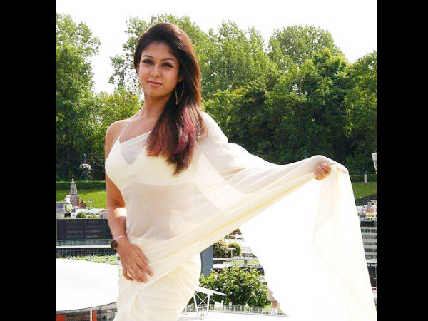 Picture: Nayantara Hot In Plain Shiffon Saree