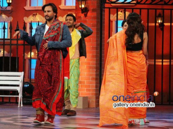 Saif Ali Khan Ramp Walk During Humshakals Promotion