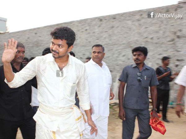 Vijay Waving Hand