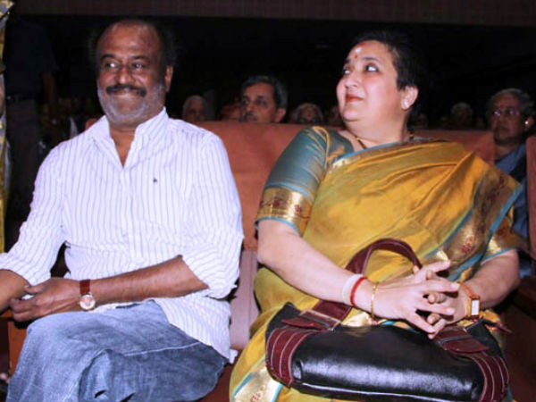 Rajinikanth With Wife
