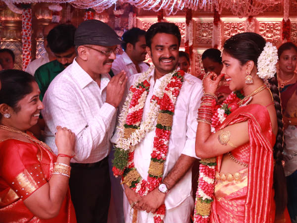UTV Dhananjayan At Amala-Vijay's Marriage