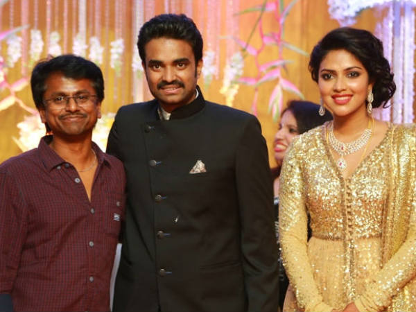 AR Murugadoss At Vijay-Amala Paul's Wedding Reception