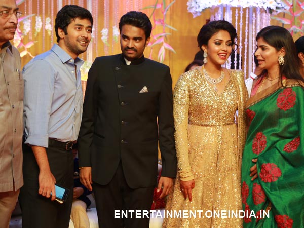 Chinmayi-Rahul At Amala Paul-Vijay's Wedding Reception