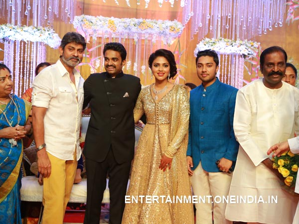 Jagapathi Babu At Amala Paul-Vijay's Wedding Reception