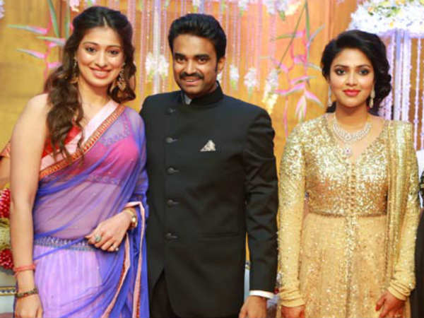 Lakshmi Rai At Amala Paul's Wedding Reception