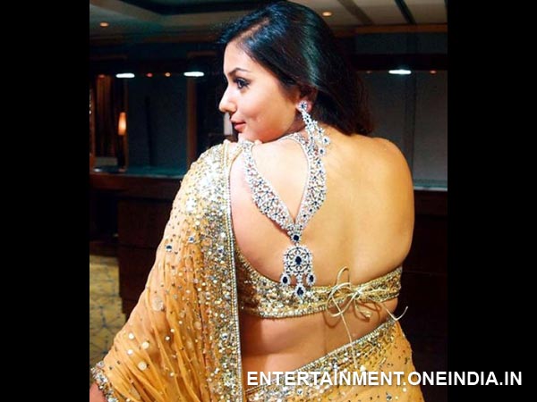 Namitha Shows Off Her Back