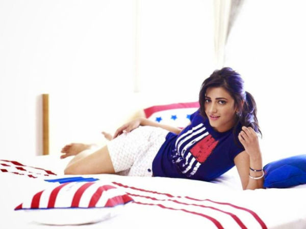 Shruti Hassan Hot In Skirt