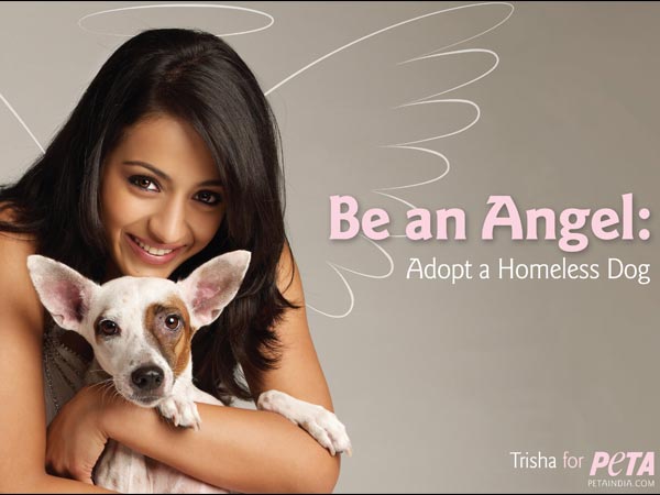 Trisha In PETA Ad