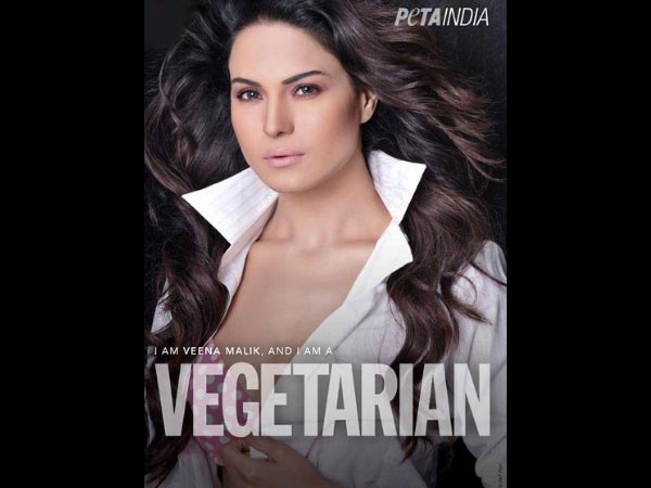 Veena Malik In PETA Ad
