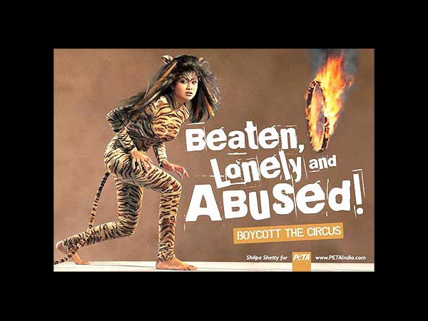 Shilpa Shetty In PETA Ad