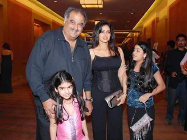 Sridevi With Her Kids