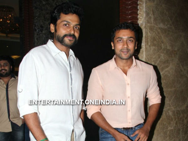 Karthi-Surya At Madras Music Launch