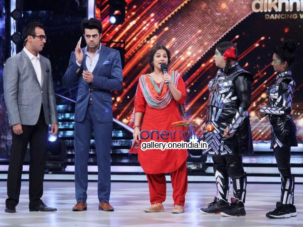 VIdya With The Jhalak Contestants