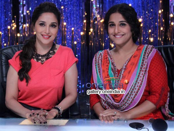 Vidya Balan With Madhuri Dixit