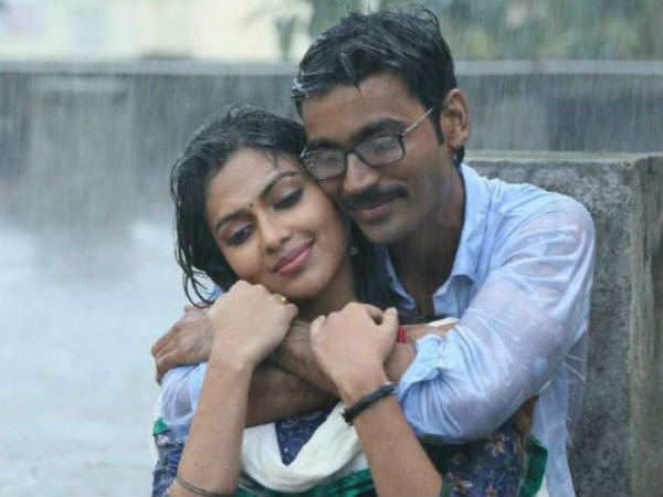 Amala-Dhanush In Romantic Scene