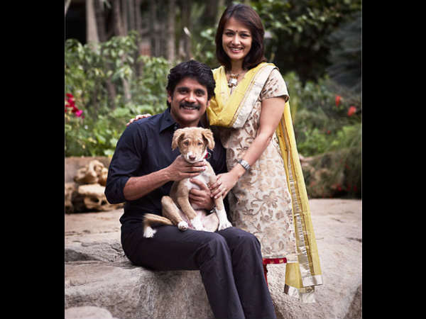Nagarjuna's Pet Dog