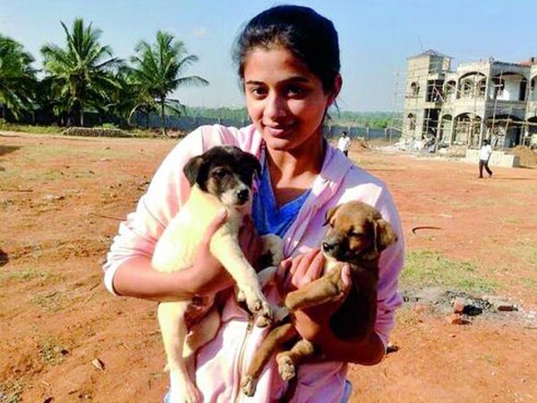 Priyamani's Pet Dog