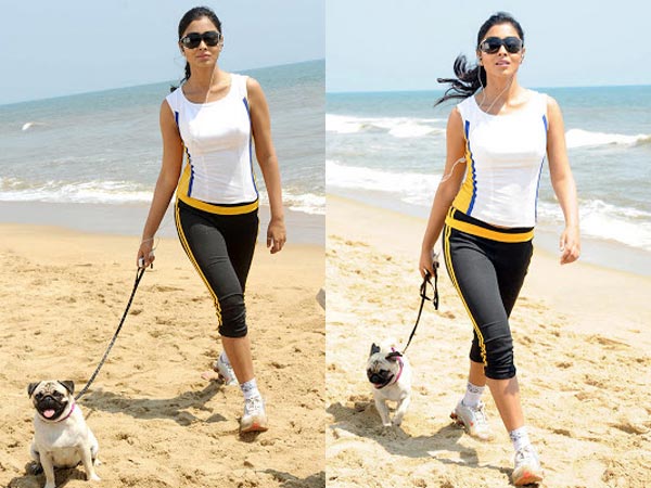 Shriya Saran's Pet Dog