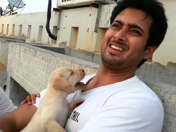 Uday Kiran's Pet Dog