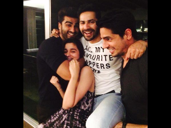 Alia, Arjun, Varun And Sidharth