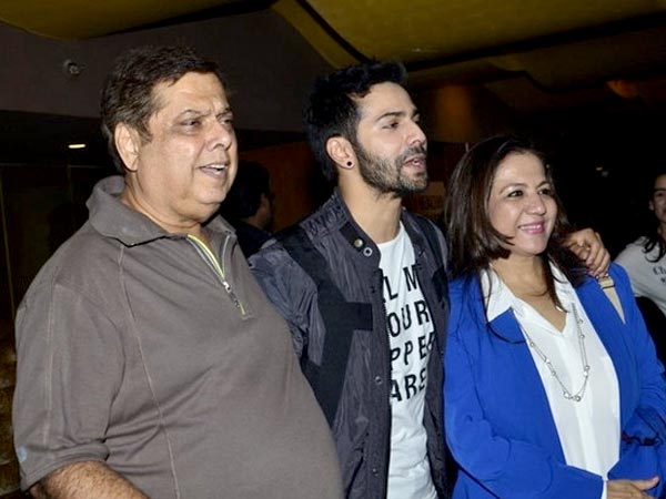 Varun With Parents