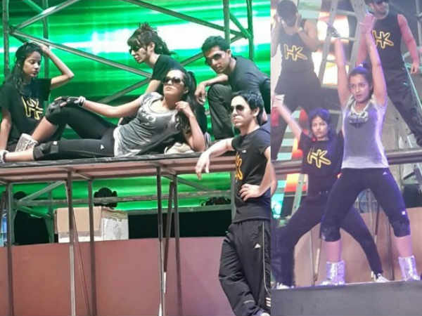 Catherine's Rehearsal For 61st South Filmfare Awards Show