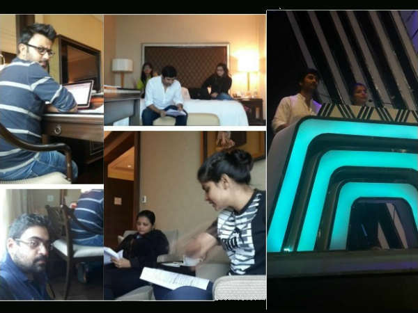 Chinmayi-Rahul's Rehearsal For 61st South Filmfare Awards Show