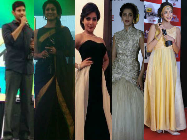 Telugu Stars At 61st South Filmfare Awards