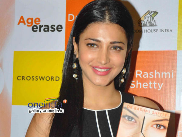 Gorgeous Shruti Hassan At 'Age Erase' Book Launch