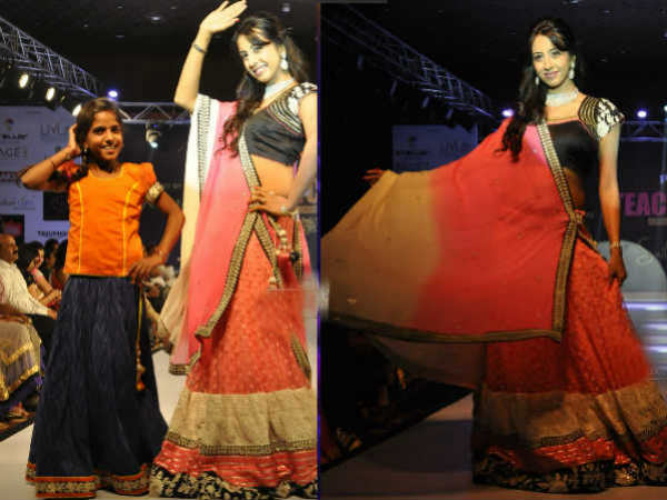 Sanjana At Teach For Change Fashion Show