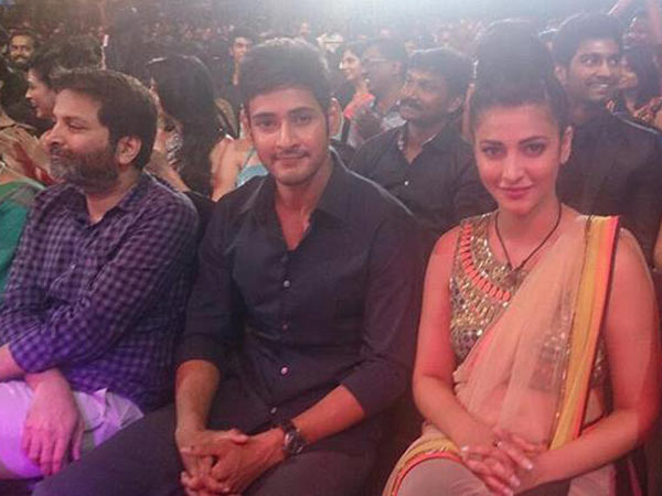 Trivikram, Mahesh Babu & Shruti Hassan