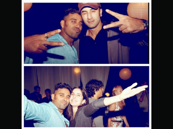 Katrina And Ranbir At Birthday Party