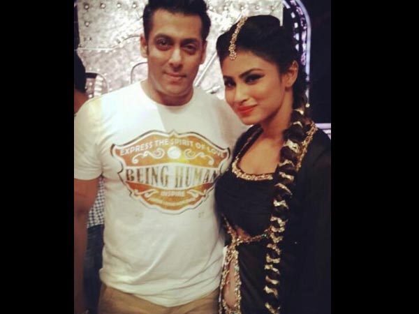 Salman Khan With Mouni Roy