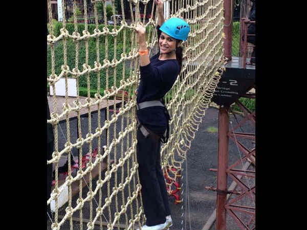 Shraddha On High Rope